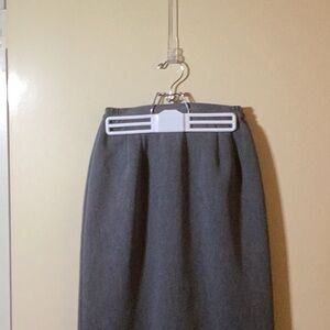 Heather gray pencil skirt